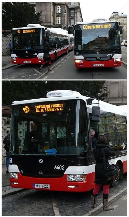 Hybridní autobus SOR NBH 18 v Praze podruhé