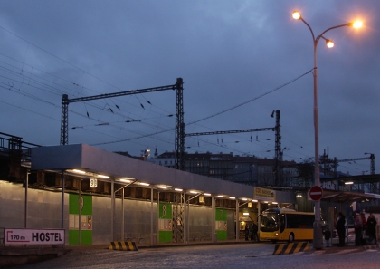 Na Florenci se postupně mění hlavní pražské autobusové nádraží