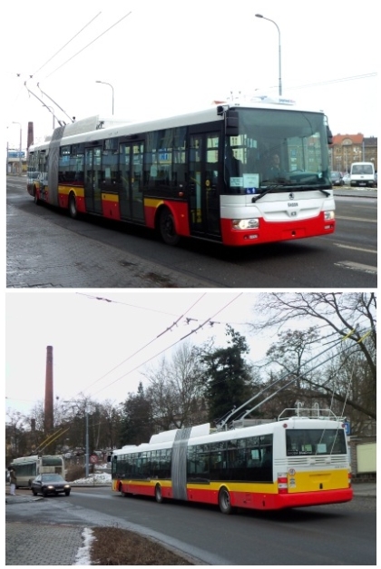 Testovací jízdy v plzeňských ulicích: 'Lublin' a 'Hradec' 