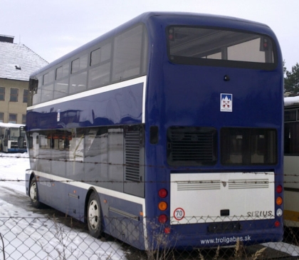 Galerie autobusů: Doubledecker Sirius karosáře Troliga Bus je na světě