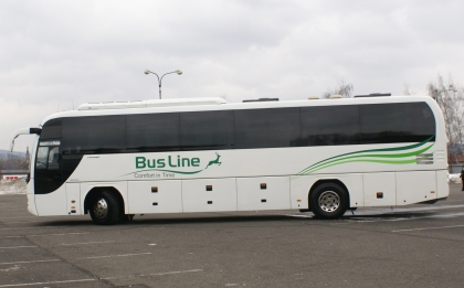 První autobus čínského karosáře  YUTONG u českého dopravce  BusLine