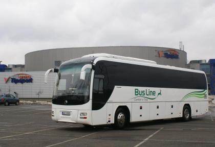 První autobus čínského karosáře  YUTONG u českého dopravce  BusLine