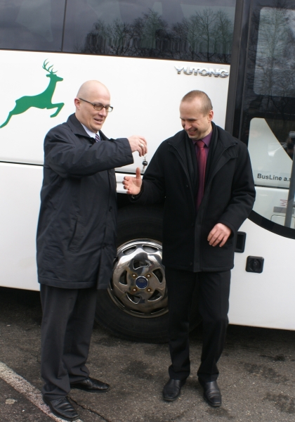 První autobus čínského karosáře YUTONG u českého dopravce BusLine