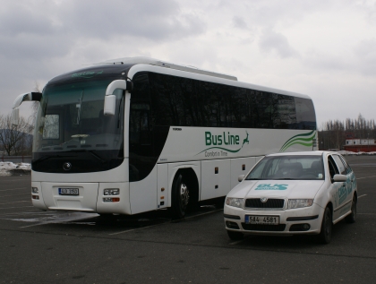 První autobus čínského karosáře  YUTONG u českého dopravce  BusLine