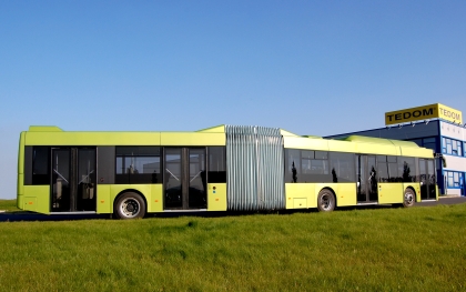 Prototyp kloubového autobusu TEDOM bude na měsíční testovací zápůjčce 