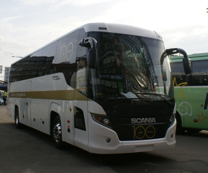 Autokary na Holiday World 2011: Scania Touring v jubilejním designu