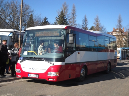 Testovací vůz SOR BN 9.5 se objevil ve Dvoře Králové nad Labem