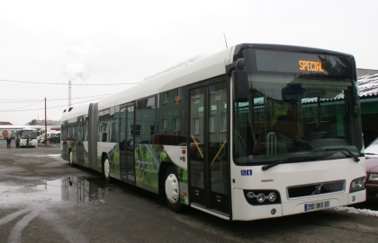 Prezentační kloubový městský autobus Volvo 7700 v České republice