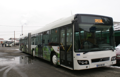 Prezentační kloubový městský autobus Volvo 7700  v České republice