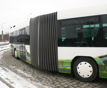 Prezentační kloubový městský autobus Volvo 7700 v České republice