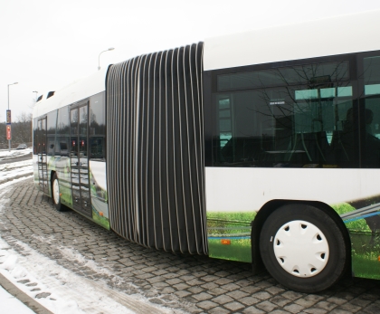 Prezentační kloubový městský autobus Volvo 7700  v České republice