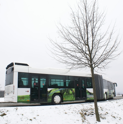 Prezentační kloubový městský autobus Volvo 7700  v České republice