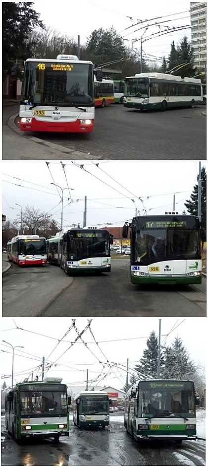 Hradec v Plzni. Velká fotoreportáž ze zkušebních jízd trolejbusu Škoda 31Tr SOR