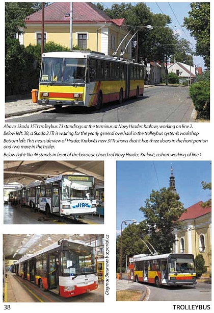 Z magazínu Trolleybus únor 2011: Reportáž z Hradce Králové, přesun 3 Tr3