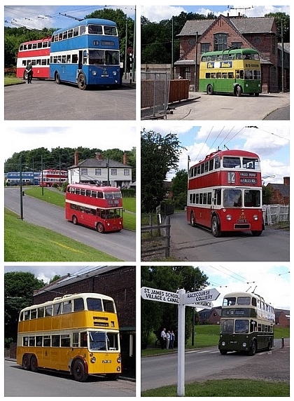 Black Country Living Museum aneb britské historické trolejbusy - doubledeckery