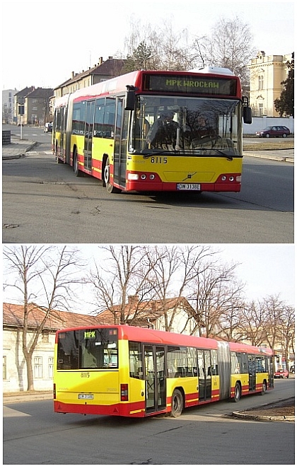 Prezentační kloubový městský autobus Volvo 7700 není prvním kloubovým městským