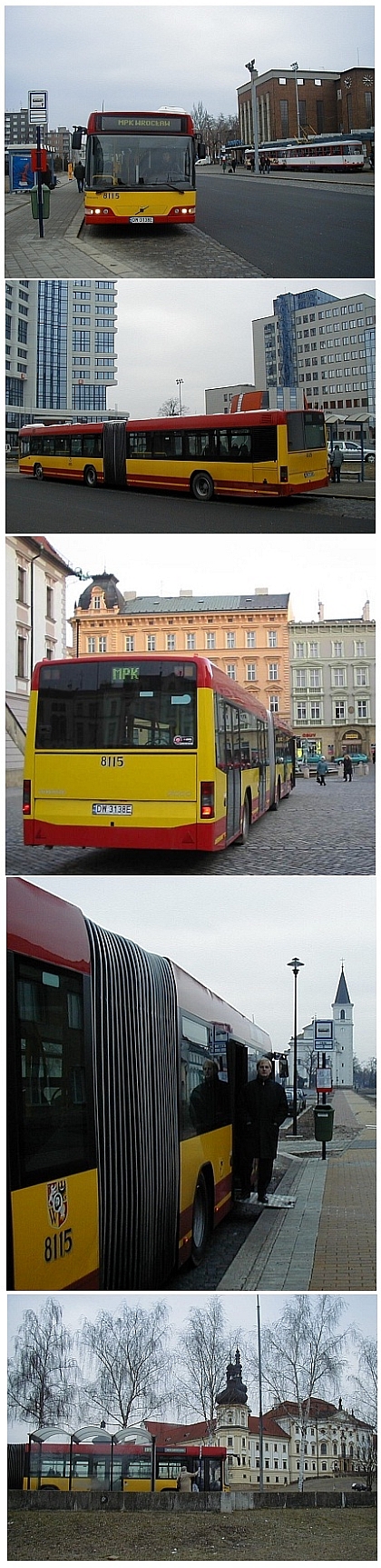 Prezentační kloubový městský autobus Volvo 7700 není prvním kloubovým městským