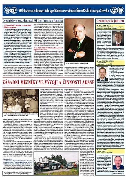 Vychází specielní vydání Dopraváku 2011, novin ADSSF