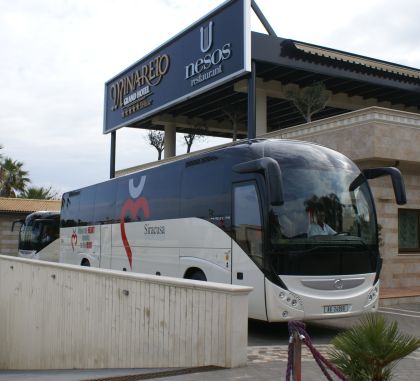 První záběry autokaru Magelys Pro z prezentace v Syrakusách