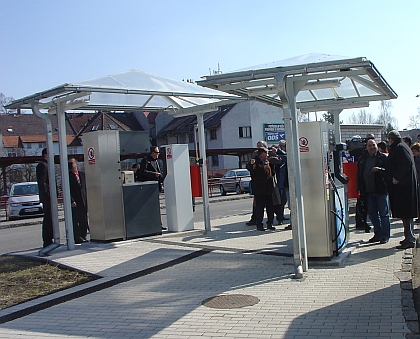 Slavnostní otevření nové veřejné plnicí stanice CNG v České Lípě