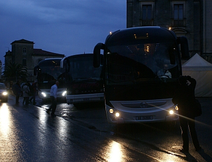 BUSportál v Syrakusách: Představení autokaru MAGELYS PRO 'cestujícím'