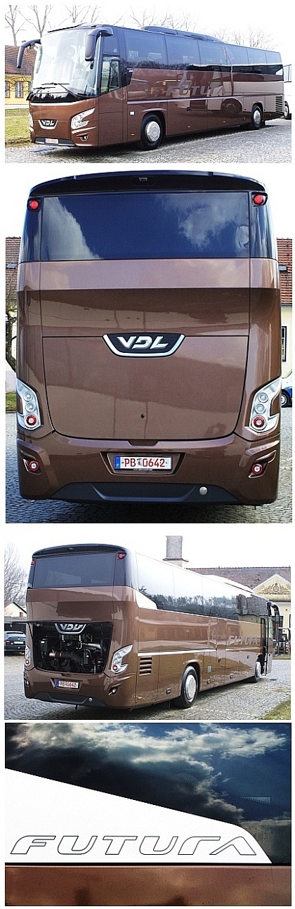 3 x VDL: Česká premiéra autokaru VDL New Futura v Dačicích