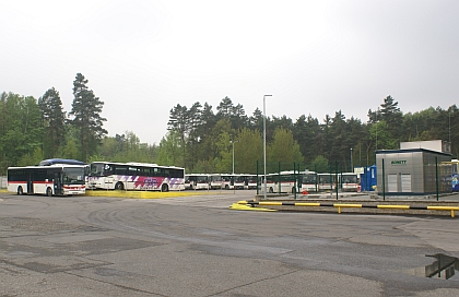 Na návštěvě v ČSAD MHD Kladno. Záběry nové plničky a CNG autobusů 