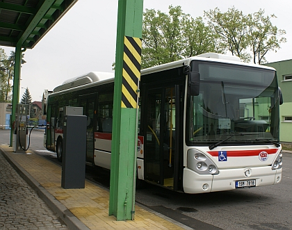 Na návštěvě v ČSAD MHD Kladno. Záběry nové plničky a CNG autobusů 