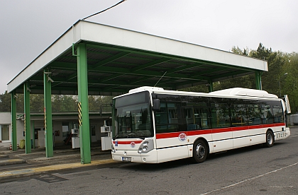 Na návštěvě v ČSAD MHD Kladno. Záběry nové plničky a CNG autobusů 