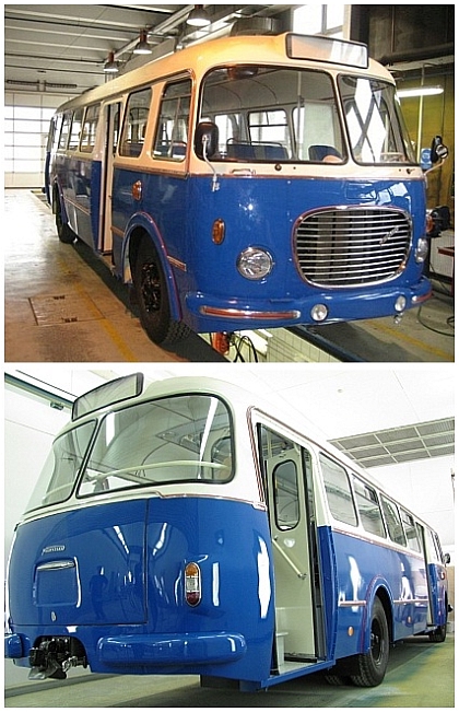 V dílnách DSZO byl obnoven historický autobus Škoda 706 RTO