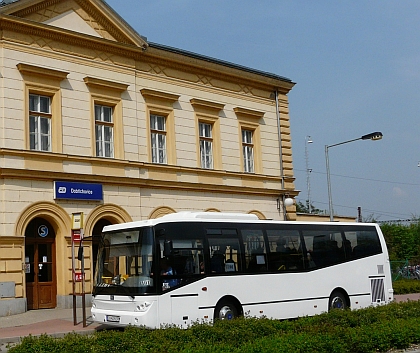 Turecký malokapacitní LE autobus  BMC Hawk  v testovacím provozu v PID 