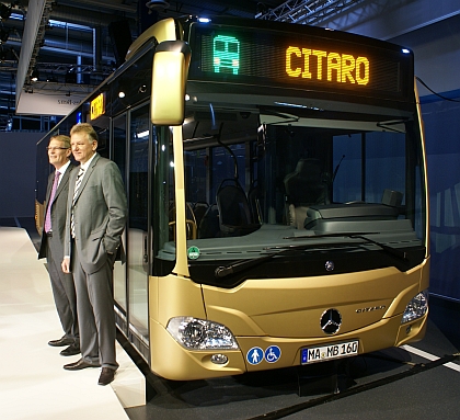 Nové Citaro se v pátek  představilo novinářům z celého světa