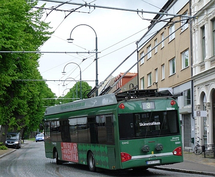 Nejnovější trolejbus v Landskroně pojmenovali Else-Len