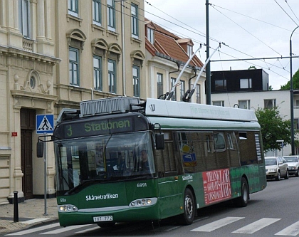 Nejnovější trolejbus v Landskroně pojmenovali Else-Len