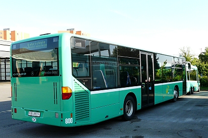 Na návštěvě v Basileji I.: Z autobusového depa BVB