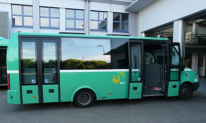 Na návštěvě v Basileji I.: Z autobusového depa BVB
