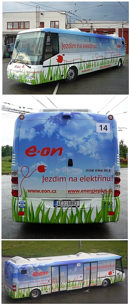 E.ON vidí cestu k elektromobilitě i v elektrobusech. Testy elektrobusu SOR v ČR