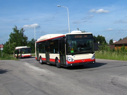 Nové CNG Citelisy s pozměněnou zádí  v Jihlavě.