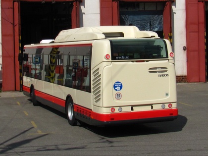 Nové CNG Citelisy s pozměněnou zádí  v Jihlavě.