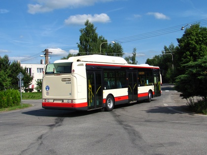 Nové CNG Citelisy s pozměněnou zádí  v Jihlavě.