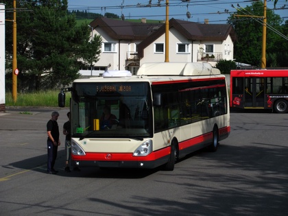 Nové CNG Citelisy s pozměněnou zádí  v Jihlavě.