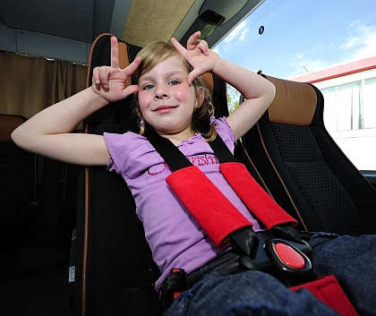 Eurolines  zavádí dětské sedačky do autobusů