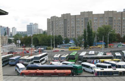 Pohlednice z autobusových nádraží na východě 1: Kyjev