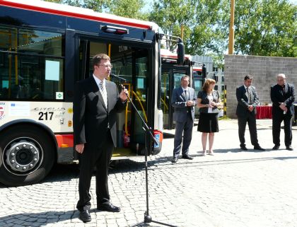 Společnost  Bonett otevřela v Jihlavě plnící stanici na zemní plyn