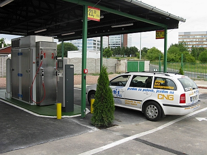 TVAJA CNG uvedla do zkušebního provozu CNG plnicí stanici v Nových Butovicích