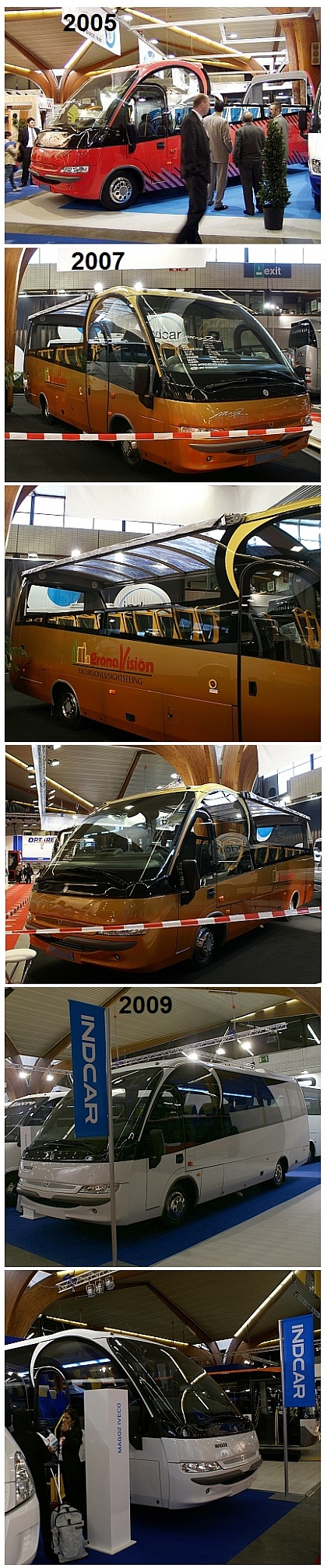 Španělský zlatý midicoach Indcar Mago 2 na Vinohradech