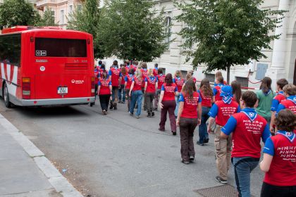 Veolia Transport vezla skauty na Jamboree ve Švédsku