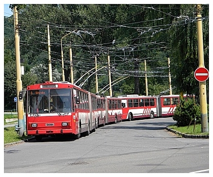 4.8. vyjel na zkušební jízdu po Plzni kloubový trolejbus pro slovenský Prešov