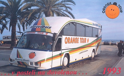 Zajímavý autobusový speciál Welter Highway Shuttle  ORANGE TOUR