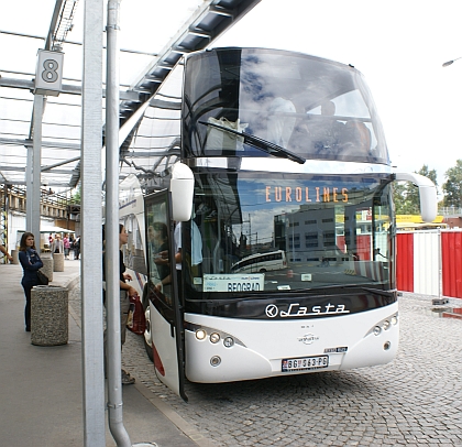 Procházky na Florenci. Pohledy na úpravy nádraží  i  na vozidla